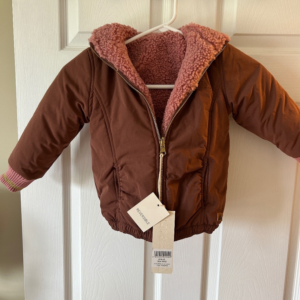 Reversible winter coat